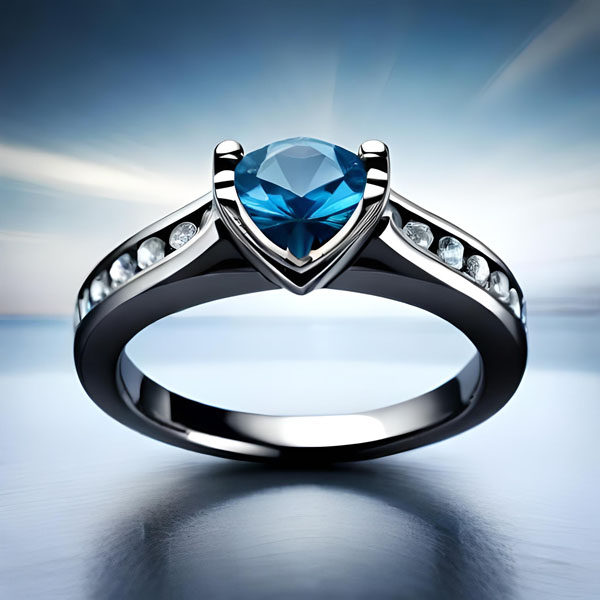 Are custom blue diamond rings worth the cost