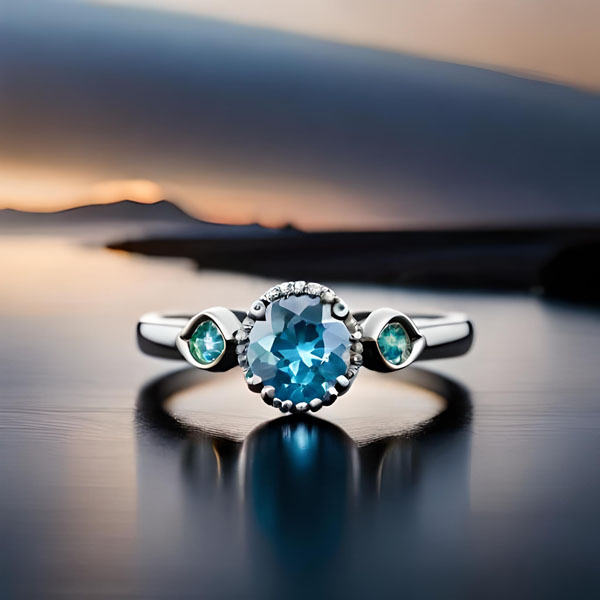 How to size a blue diamond ring correctly