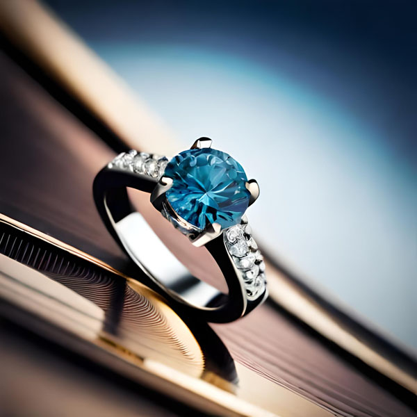 How to verify the authenticity of a blue diamond ring