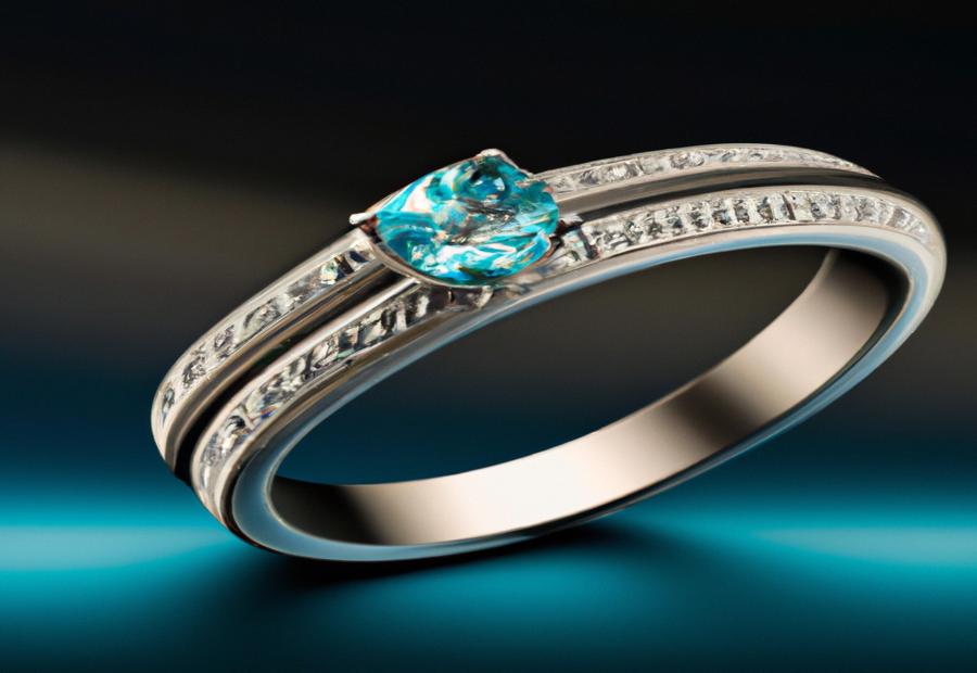 Types of Diamond Wedding Rings with Blue Accents 