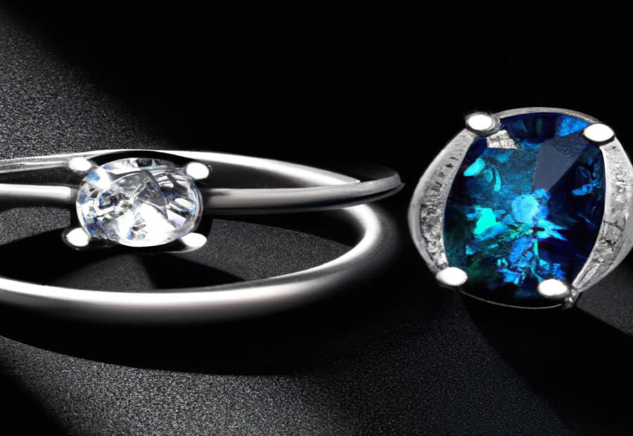 Differences between lab-grown and natural blue diamonds for rings 