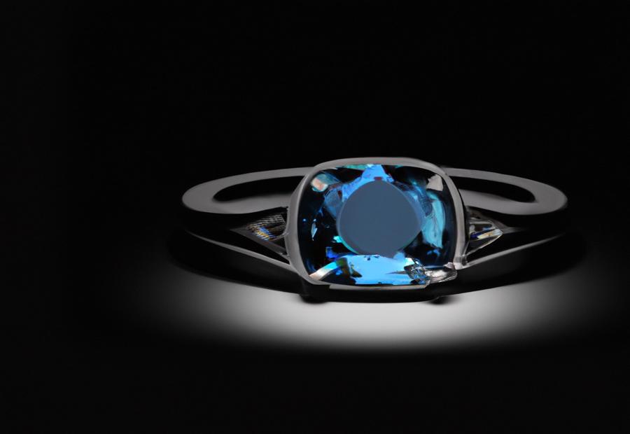 Color Grading of Blue Diamond Rings 